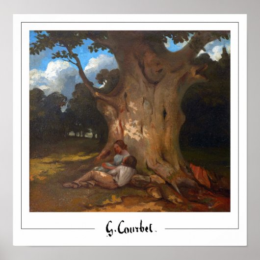 Poster d'art Gustave Courbet Zedign #35 (Devant)
