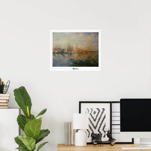 Poster d'art Gustave Loiseau Zedign #334 (Bureau à domicile)