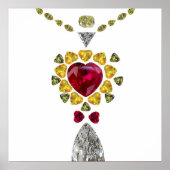 Poster d'art Heart Gemstone (Devant)