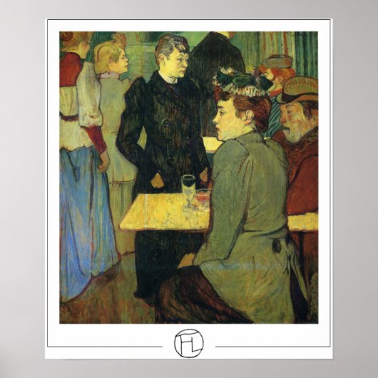 Poster d'art Henri de Toulouse-Lautrec Zedign #103 (Devant)