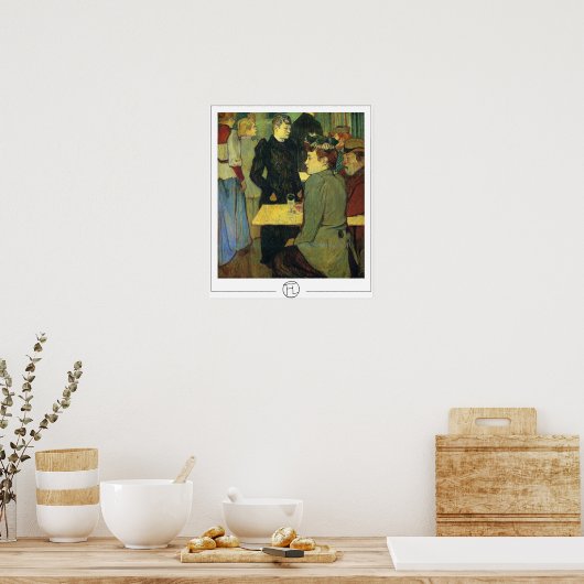 Poster d'art Henri de Toulouse-Lautrec Zedign #103 (Cuisine)