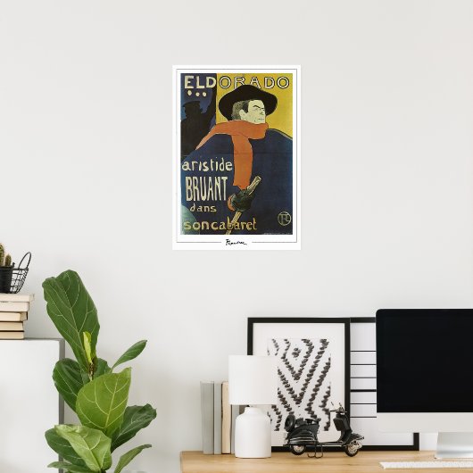 Poster d'art Henri de Toulouse-Lautrec Zedign #421 (Bureau à domicile)