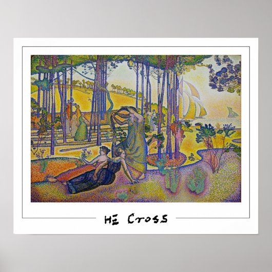 Poster d'art Henri-Edmond Cross Zedign #119 (Devant)