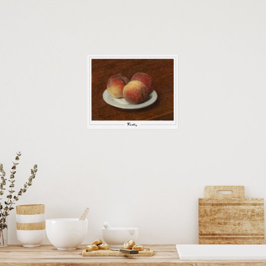 Poster d'art Henri Fantin-Latour Zedign #174 (Cuisine)