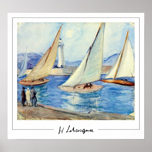 Poster d'art Henri Lebasque Zedign #4 (Devant)