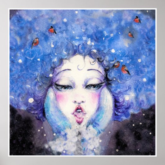 Poster d'art hivernal (Devant)