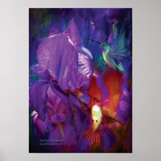 Poster d'art Hummers d'été/Imprimer (Devant)