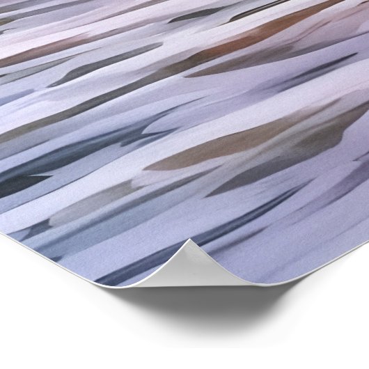 Poster d'art illustré Ocean Wave Sunset (Coin)