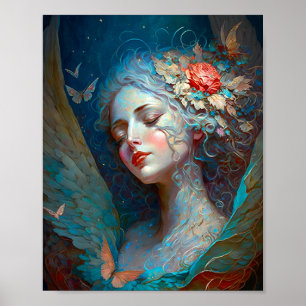 Poster d'art Imaginaire Angel Wings