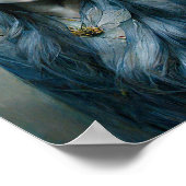 Poster d'Art Imaginaire Blue Gold (Coin)