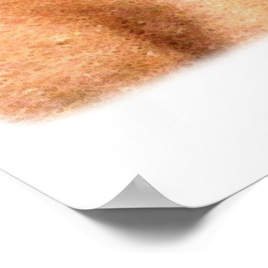 Poster d'art Imaginaire des Chevaux Mustang Espagn (Coin)