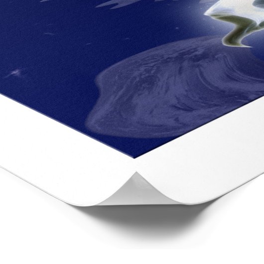 Poster d'art Imaginaire DOLPHIN & MOON II (Coin)