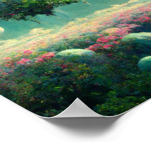 Poster d'art Imaginaire du château flottant (Coin)