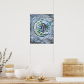 Poster d'art Imaginaire Fairy and Moon (Cuisine)