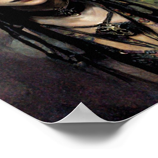 Poster d'art Imaginaire Goth Punk Elf 2 (Coin)