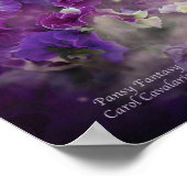 Poster d'art Imaginaire Pansy/Imprimer (Coin)