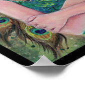 Poster d'art imaginaire Peacock Fairy par Renee (Coin)