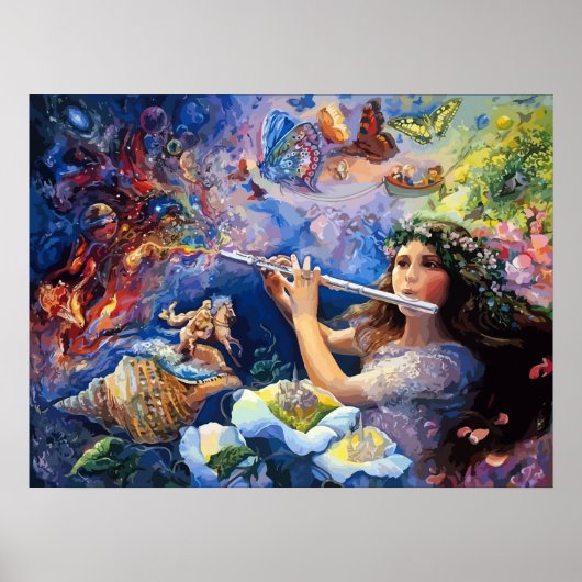 Poster d'art Imaginaire Wonderland (Devant)