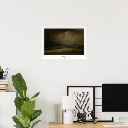 Poster d'art Ivan Aivazovsky Zedign #552 (Bureau à domicile)