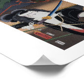 Poster d'art japonais vintage (Coin)