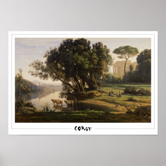 Poster d'art Jean-Baptiste-Camille Corot #89 (Devant)
