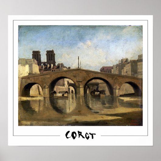 Poster d'art Jean-Baptiste-Camille Corot Zedign #1 (Devant)