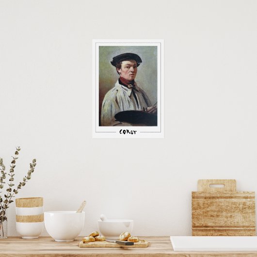 Poster d'art Jean-Baptiste-Camille Corot Zedign #1 (Cuisine)