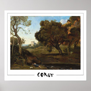 Poster d'art Jean-Baptiste-Camille Corot Zedign #1
