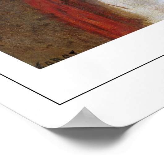 Poster d'art Jean-Baptiste-Camille Corot Zedign #1 (Coin)