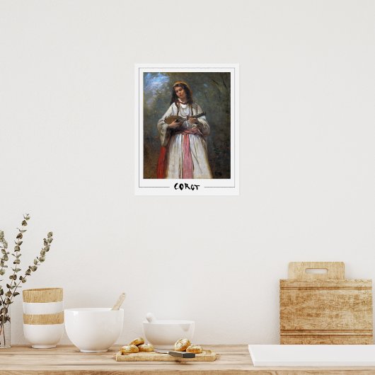 Poster d'art Jean-Baptiste-Camille Corot Zedign #1 (Cuisine)