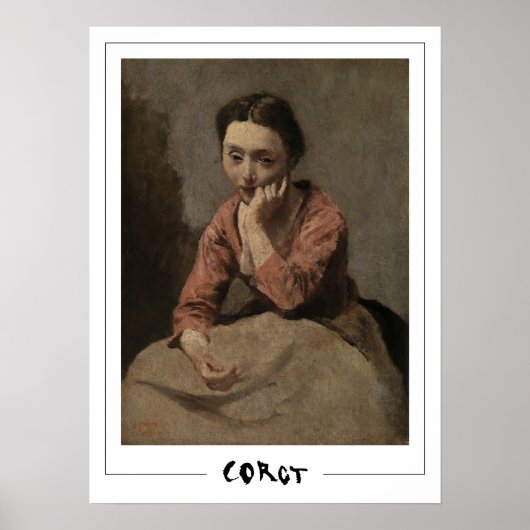 Poster d'art Jean-Baptiste-Camille Corot Zedign #2 (Devant)