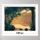 Poster d'art Jean-Baptiste-Camille Corot Zedign #2 (Devant)
