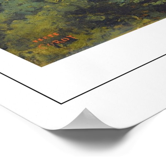 Poster d'art Jean-Baptiste-Camille Corot Zedign #2 (Coin)