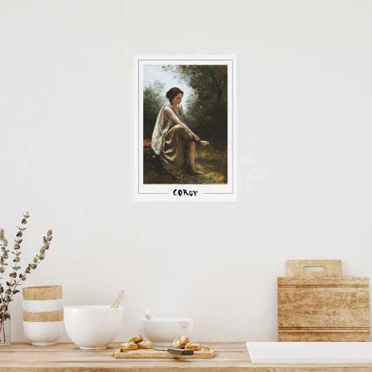 Poster d'art Jean-Baptiste-Camille Corot Zedign #3 (Cuisine)