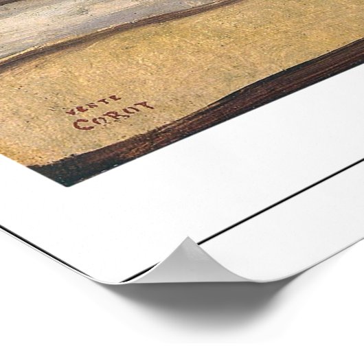 Poster d'art Jean-Baptiste-Camille Corot Zedign #3 (Coin)