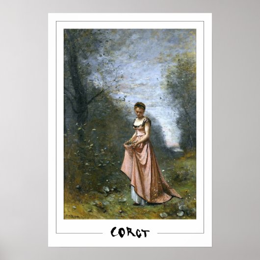 Poster d'art Jean-Baptiste-Camille Corot Zedign #3 (Devant)