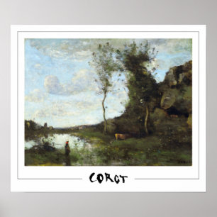 Poster d'art Jean-Baptiste-Camille Corot Zedign #3