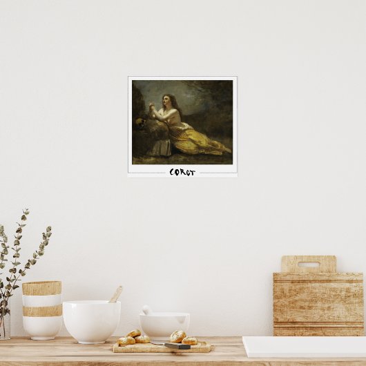 Poster d'art Jean-Baptiste-Camille Corot Zedign #4 (Cuisine)