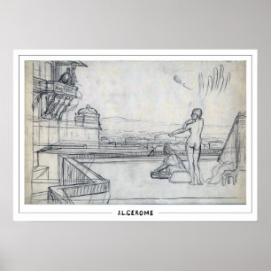 Poster d'art Jean-Léon Gérôme Zedign #104