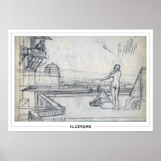 Poster d'art Jean-Léon Gérôme Zedign #104 (Devant)