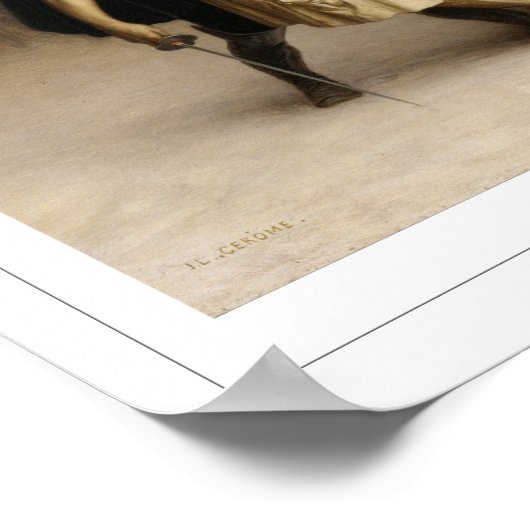 Poster d'art Jean-Léon Gérôme Zedign #11 (Coin)