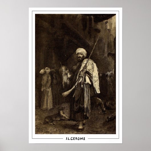 Poster d'art Jean-Léon Gérôme Zedign #123 (Devant)
