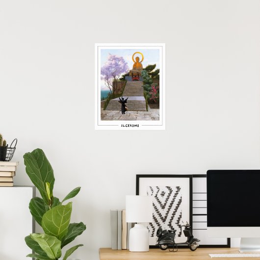 Poster d'art Jean-Léon Gérôme Zedign #142 (Bureau à domicile)