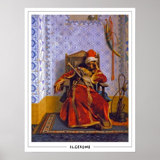 Poster d'art Jean-Léon Gérôme Zedign #192 (Devant)