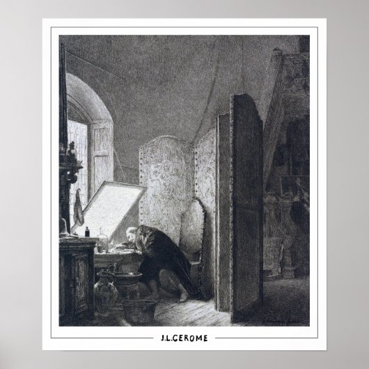 Poster d'art Jean-Léon Gérôme Zedign #214 (Devant)