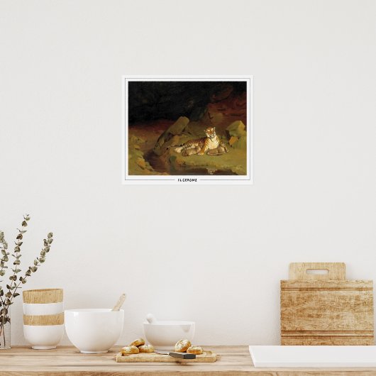 Poster d'art Jean-Léon Gérôme Zedign #218 (Cuisine)