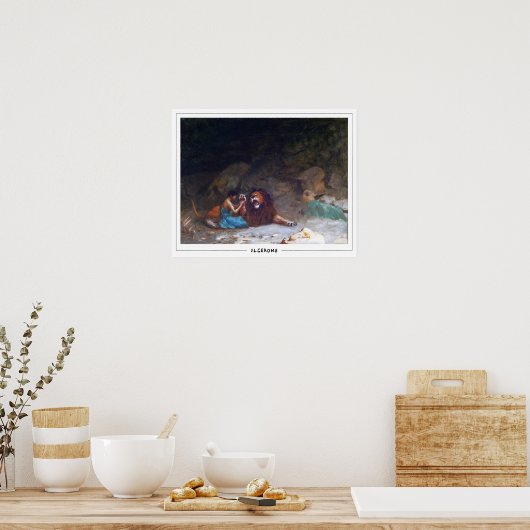 Poster d'art Jean-Léon Gérôme Zedign #220 (Cuisine)