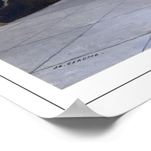 Poster d'art Jean-Léon Gérôme Zedign #26 (Coin)