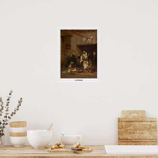 Poster d'art Jean-Léon Gérôme Zedign #264 (Cuisine)