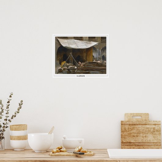 Poster d'art Jean-Léon Gérôme Zedign #287 (Cuisine)